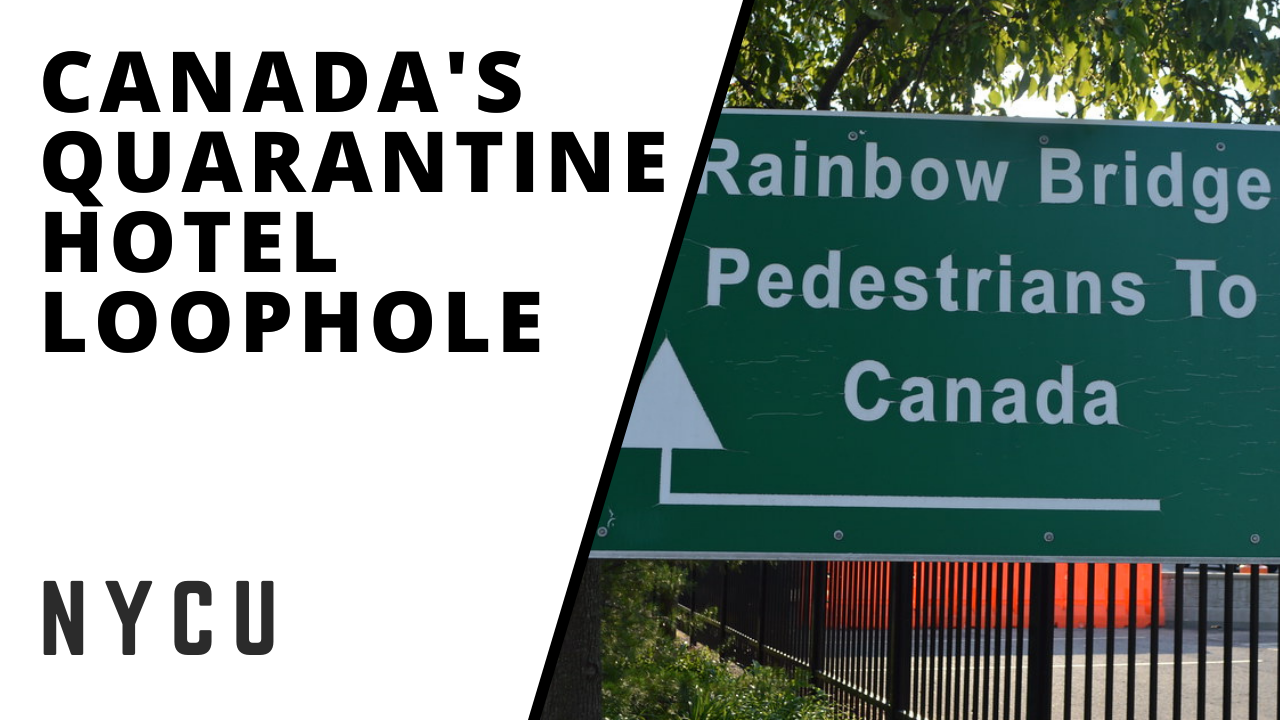 Canadians are walking across the border to avoid Quarantine Hotels