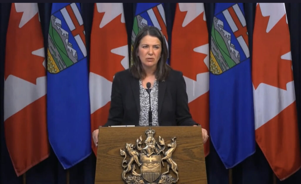 Alberta Premier, Danielle Smith, on October 11, 2022